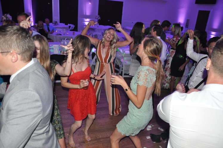 Having a great Time at This Wedding at The Falls Event Center With Denver's Best DJs