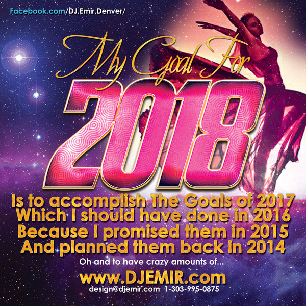 New year's Resolutions from Year To Year to accomplish the goals of the previous year because I promised them the year before that