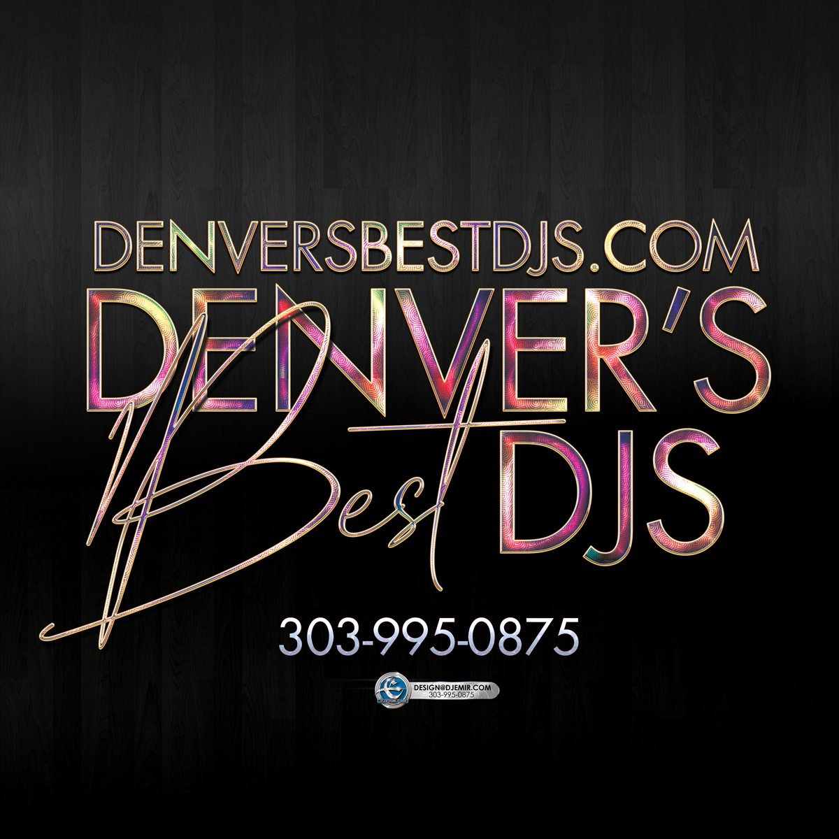 Denver's Best DJs Logo Providing Exceptional DJs for All Colorado and The World