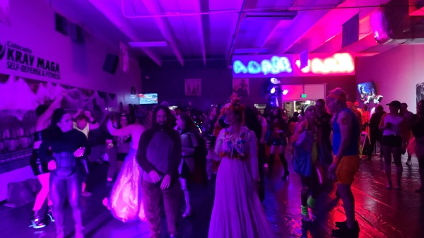 DJ Emir of Denver's Best DJs Deejaying for Colorado Krav Maga Halloween Party